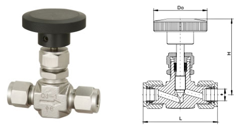 氣動(dòng)管路截止閥結(jié)構(gòu)圖 氣動(dòng)管路截止閥結(jié)構(gòu)圖
