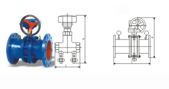 KPF蝶式流量平衡閥結(jié)構(gòu)圖 KPF蝶式流量平衡閥結(jié)構(gòu)圖