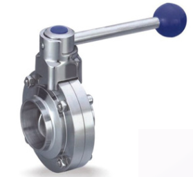 衛(wèi)生級(jí)焊接蝶閥結(jié)構(gòu)圖 衛(wèi)生級(jí)焊接蝶閥結(jié)構(gòu)圖