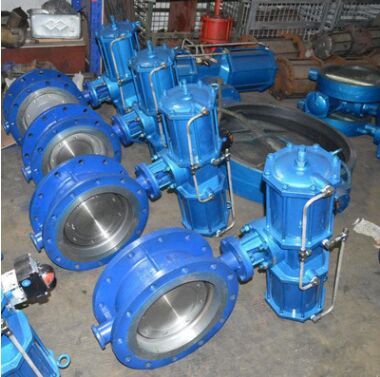 D643H氣動(dòng)法蘭式硬密封蝶閥結(jié)構(gòu)圖 D643H氣動(dòng)法蘭式硬密封蝶閥結(jié)構(gòu)圖