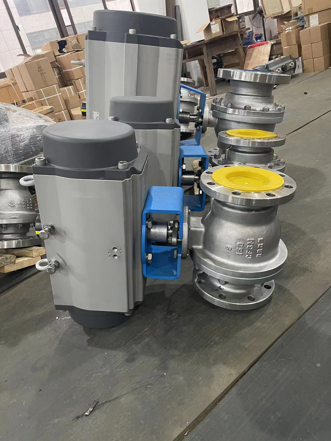 美標(biāo)氣動(dòng)法蘭球閥Q641F-300LB 美標(biāo)氣動(dòng)法蘭球閥Q641F-300LB