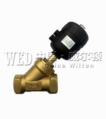 黃銅螺紋氣動(dòng)角座閥